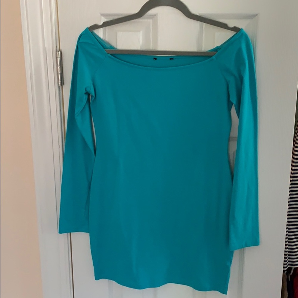 Teal dress